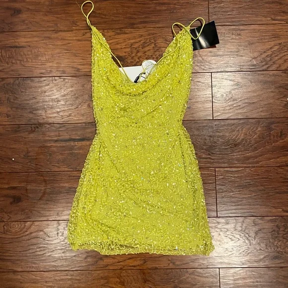 NWT retrofete $495 sequined-embellished dress